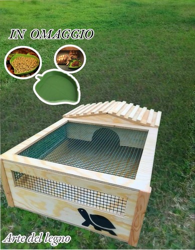 Terrario con casetta per - terrario,