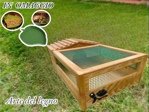 Terrario con casetta - con, per